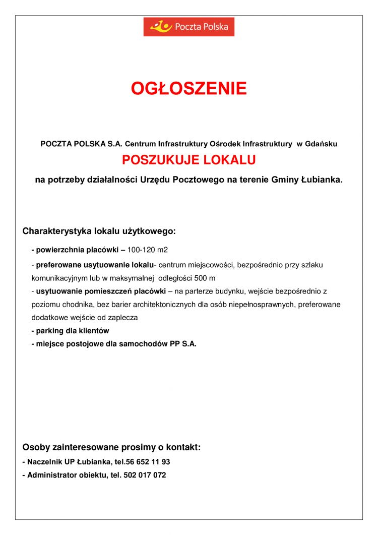 OGŁOSZENIE-ŁUBIANKA-1