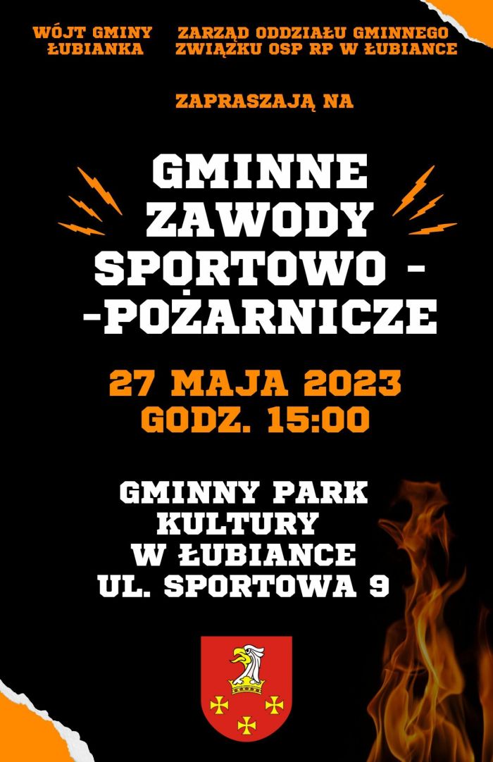 Zawody Strażackie plakat