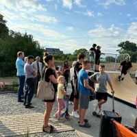 Otwarcie Pumptrack w Wybczu