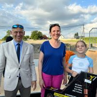 Otwarcie Pumptrack w Wybczu
