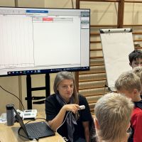 Zajęcia naukowe w Szkole Podstawowej w Brąchnowie