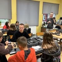 Zajęcia naukowe w Szkole Podstawowej w Brąchnowie