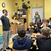 Zajęcia naukowe w Szkole Podstawowej w Brąchnowie