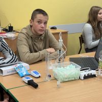 Zajęcia naukowe w Szkole Podstawowej w Brąchnowie