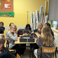 Zajęcia naukowe w Szkole Podstawowej w Brąchnowie