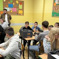 Zajęcia naukowe w Szkole Podstawowej w Brąchnowie