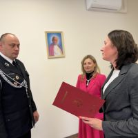 Przekazanie sprzętu dla OSP Biskupice