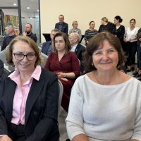 I rocznica powstania przedszkola i żłobka, na zdjęciach goście i dzieci.