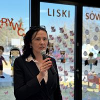 I rocznica powstania przedszkola i żłobka, na zdjęciach goście i dzieci.