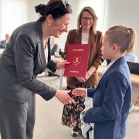 Zdjęcia z rozdania nagród i wyróżenień Wójta i Rady Gminy Łubianka
