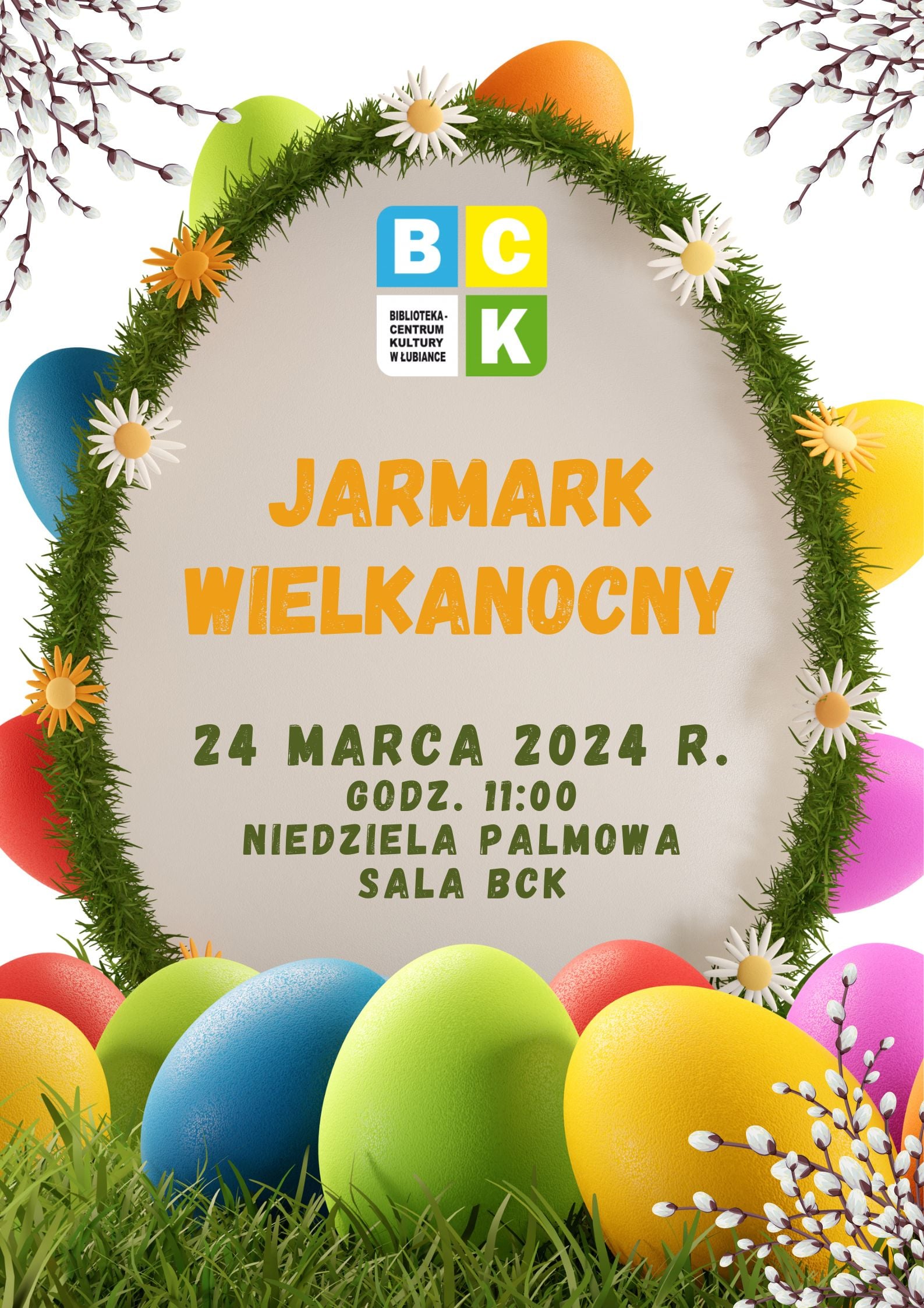 Zapraszamy na coroczny Jarmark Wielkanocny w BCK