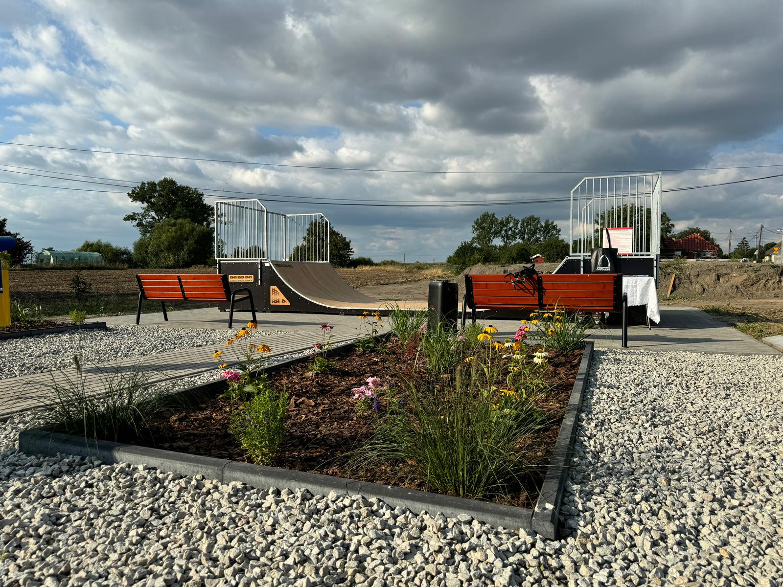 Otwarcie pumptrack w Wybczu