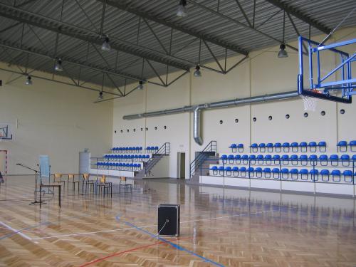 Sala Gimnastyczna w Gimnazjum im. Jana Pawła II w Brąchnowie