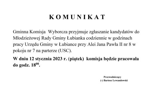 komunikat