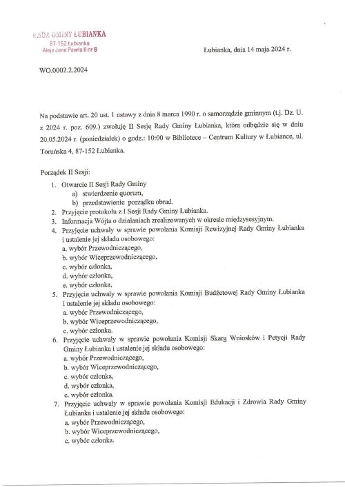 Porządek sesji