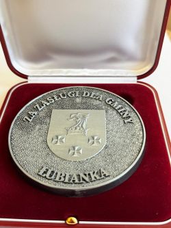 Srebrny medal za Zasługi dla Gminy Łubianka