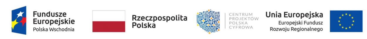 Logo projektu dofinansowanego ze środków UE
