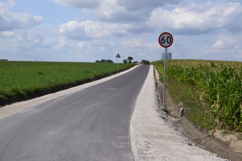 Zdjęcia inwestycji drogowej po realizacji