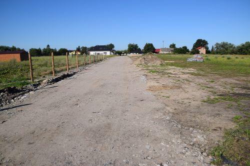 Zdjęcia inwestycji drogowej przed realizacją