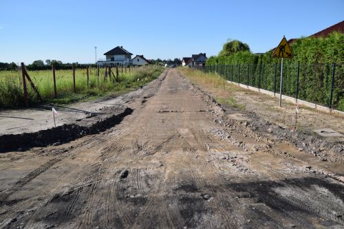 Zdjęcia inwestycji drogowej przed realizacją