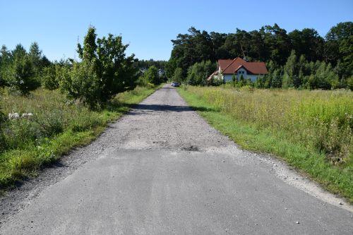 Zdjęcia inwestycji drogowej przed realizacją