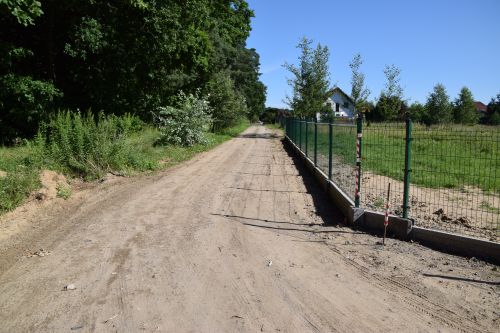 Zdjęcia inwestycji drogowej przed realizacją