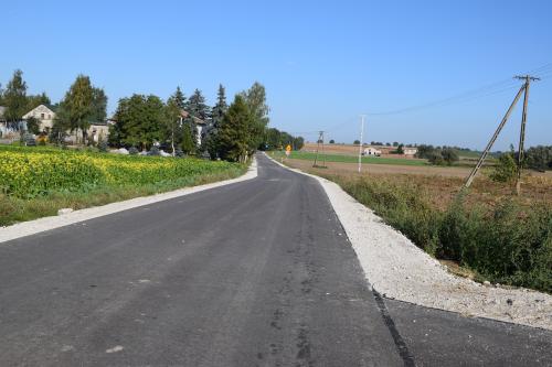 Zdjęcia inwestycji drogowej po realizacji