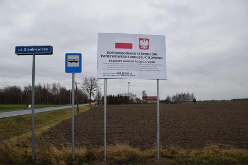 Zdjęcia inwestycji drogowej po realizacji