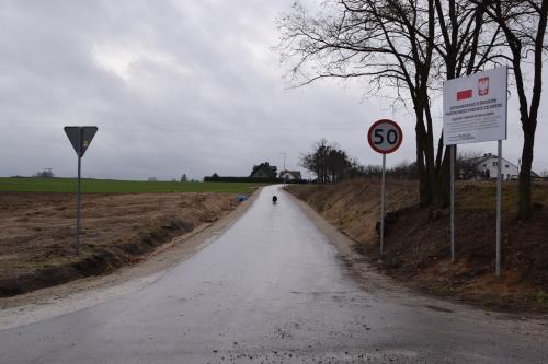 Zdjęcia inwestycji drogowej po realizacji