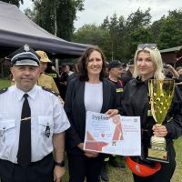 Gminne zawody sportowo - pożarnicze