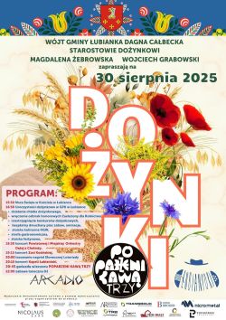 Zaproszenie na dożynki 30.08