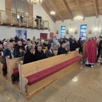 Zdjęcia z 19.10.2025 r. - msza św. odpustowa w kościele w Łubiance pod przewodnictwem biskupa Arkadiusza Okroja
