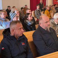 Zdjęcia z 19.10.2025 r. - msza św. odpustowa w kościele w Łubiance pod przewodnictwem biskupa Arkadiusza Okroja