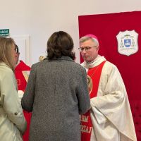 Zdjęcia z 19.10.2025 r. - msza św. odpustowa w kościele w Łubiance pod przewodnictwem biskupa Arkadiusza Okroja