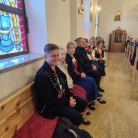 Zdjęcia z 19.10.2025 r. - msza św. odpustowa w kościele w Łubiance pod przewodnictwem biskupa Arkadiusza Okroja