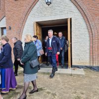 Zdjęcia z 19.10.2025 r. - msza św. odpustowa w kościele w Łubiance pod przewodnictwem biskupa Arkadiusza Okroja