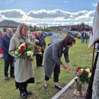 Zdjęcia z 19.10.2025 r. - msza św. odpustowa w kościele w Łubiance pod przewodnictwem biskupa Arkadiusza Okroja