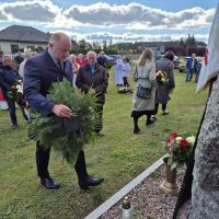 Zdjęcia z 19.10.2025 r. - msza św. odpustowa w kościele w Łubiance pod przewodnictwem biskupa Arkadiusza Okroja