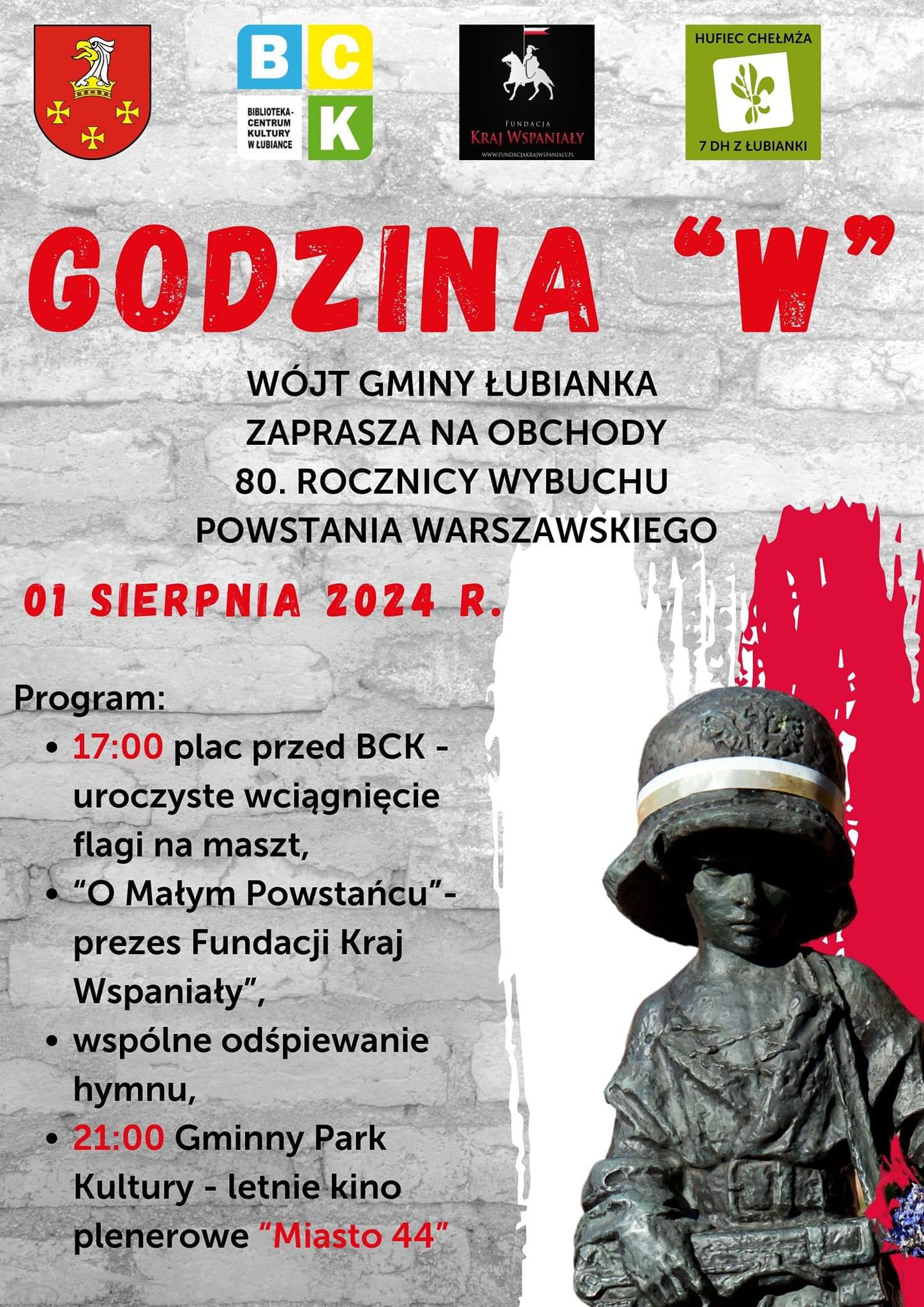 OBCHODY 80 ROCZNICY WYBUCHU POWSTANIA WARSZAWSKIEGO