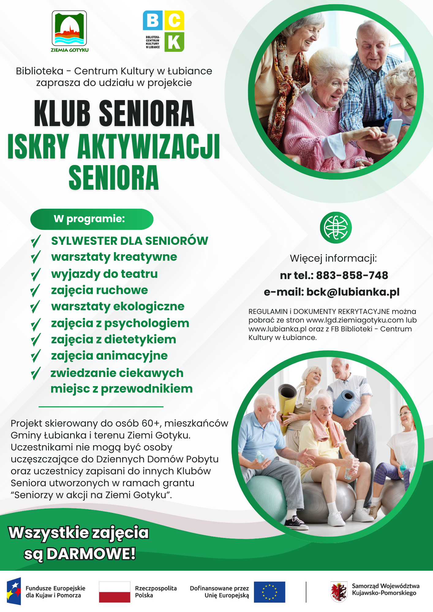 Klub Seniora "ISKRY AKTYWIZACJI SENIORA"
