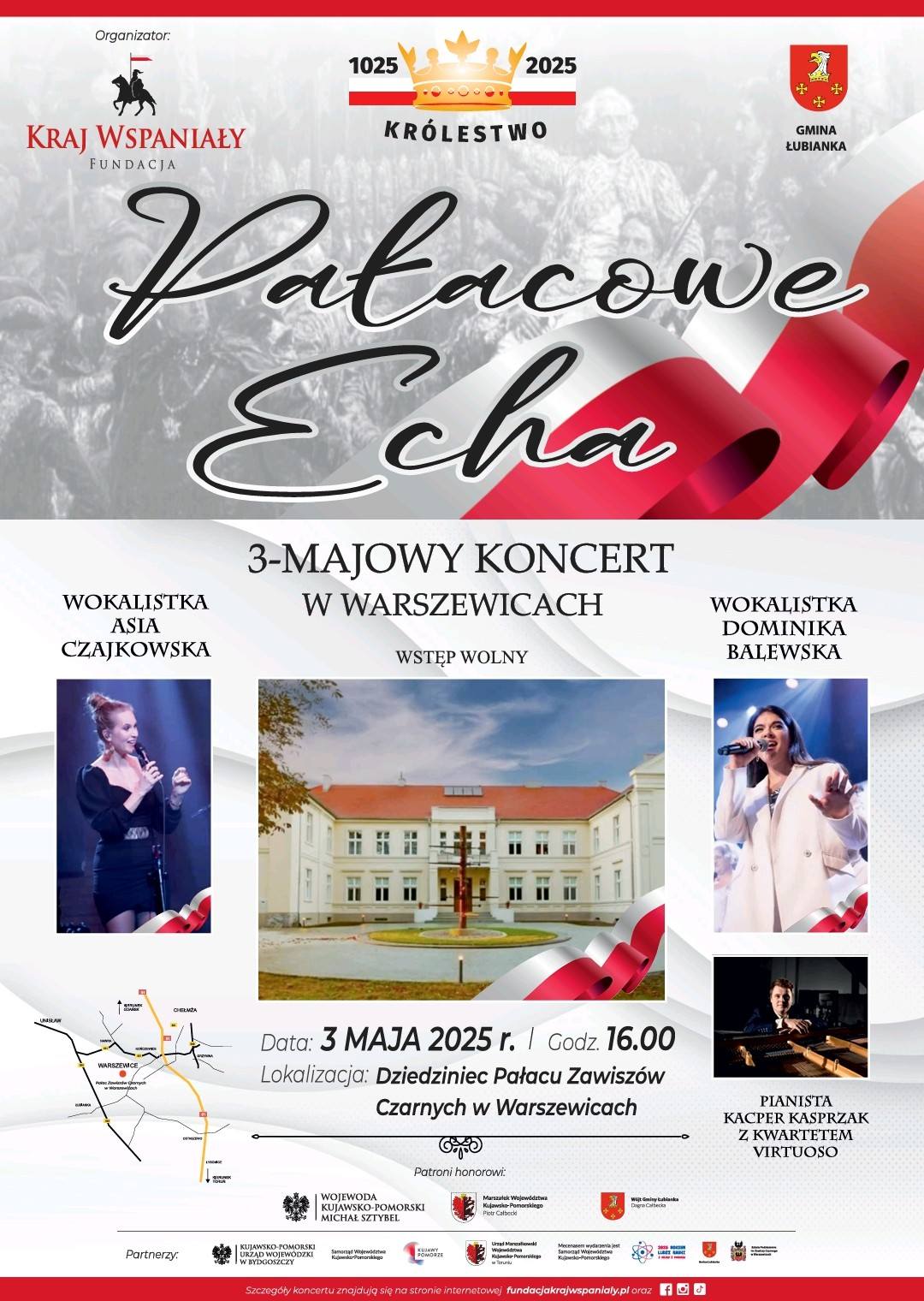 Pałacowe echa - koncert w Warszewicach