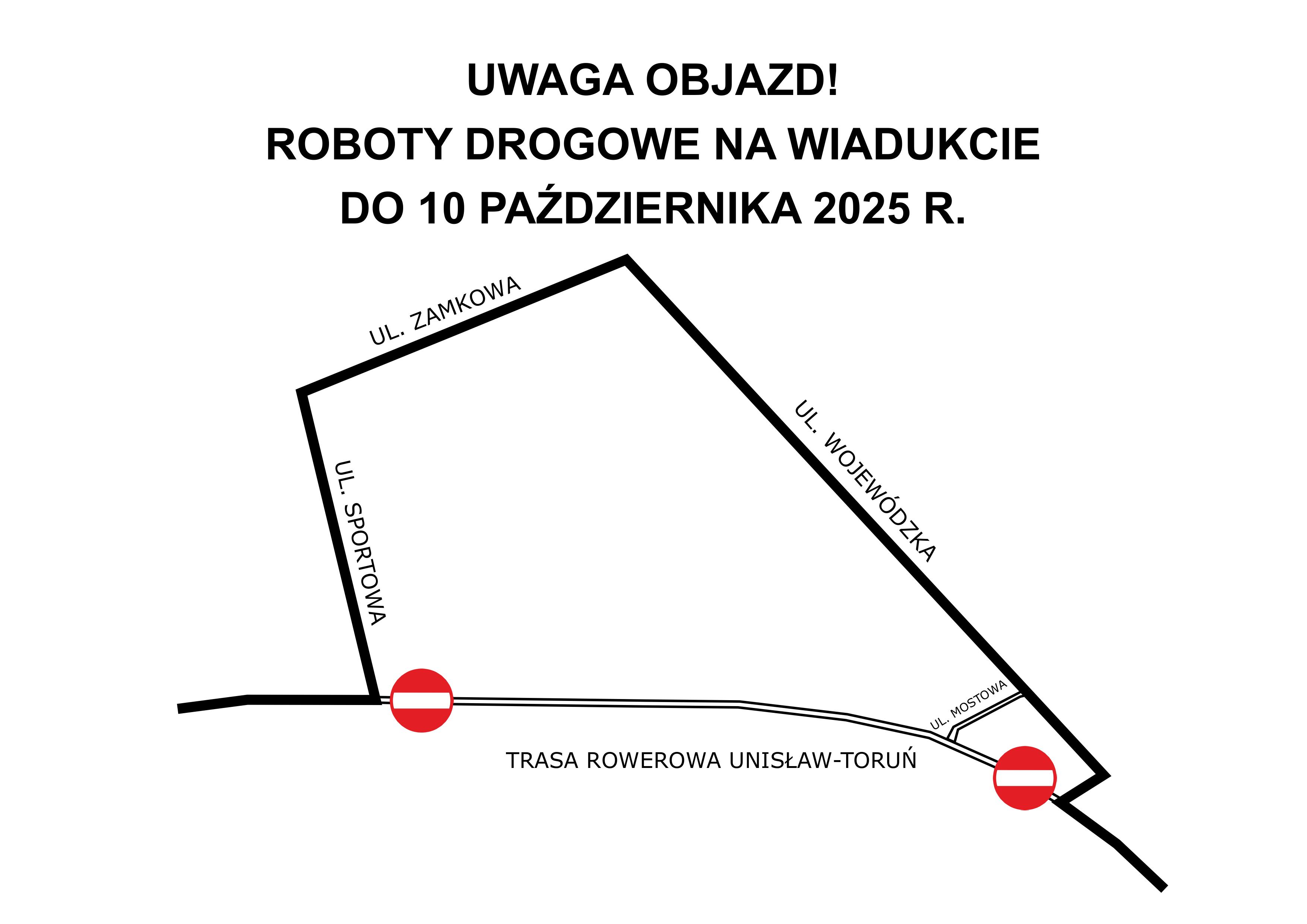 Uwaga – roboty drogowe