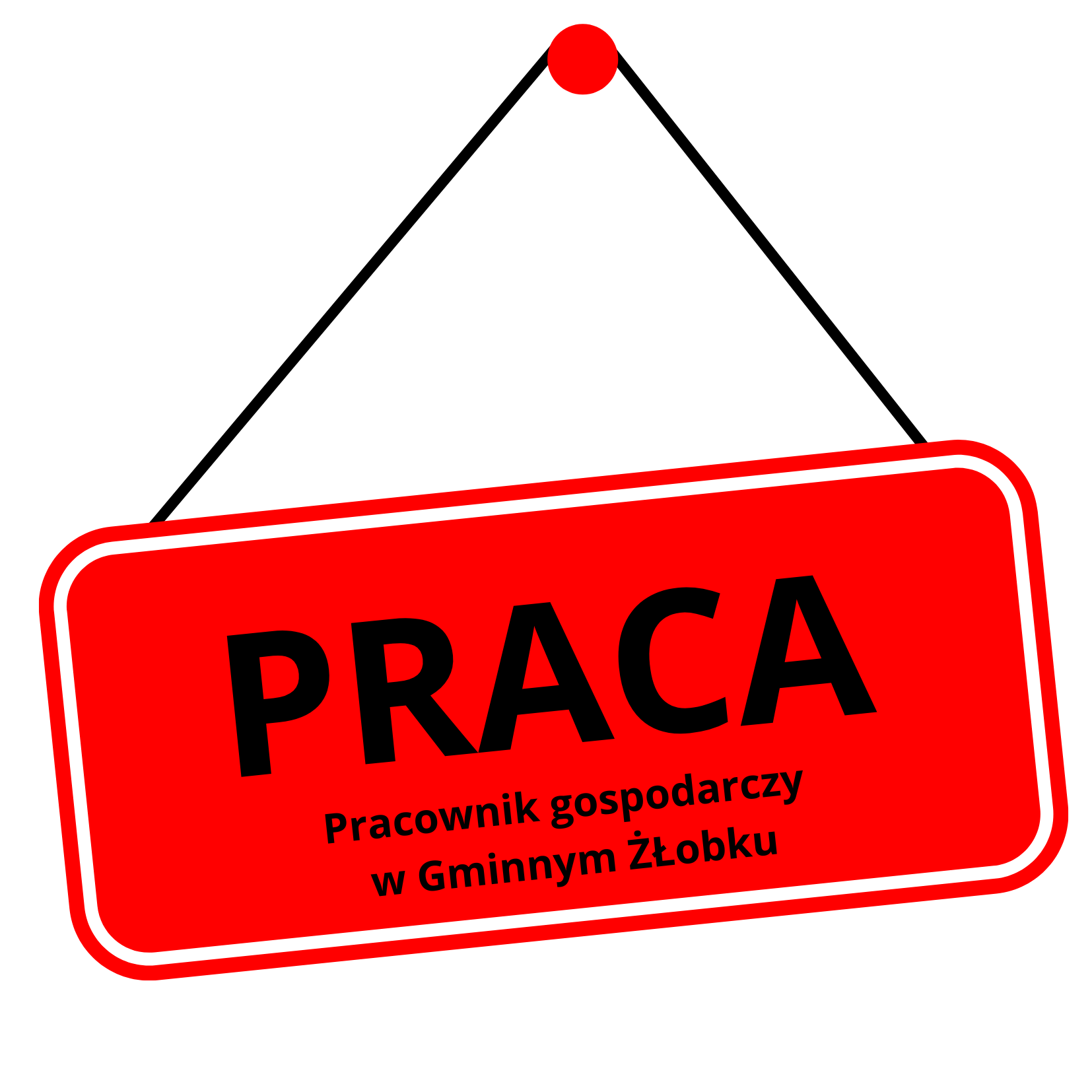 Ogłoszenie o naborze na wolne stanowisko pracy - pracownik gospodarczy w Publicznym Żłobku w  Łubiance