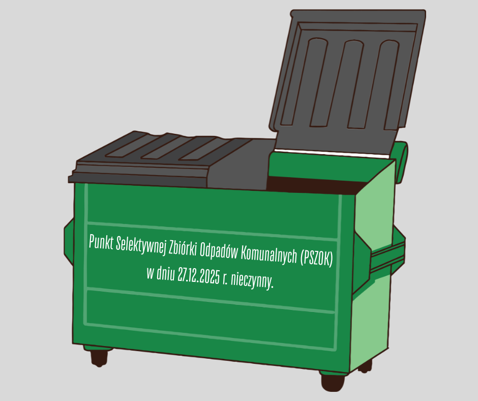 Informacja o pracy PSZOK w dniu 27.12.2025 r.