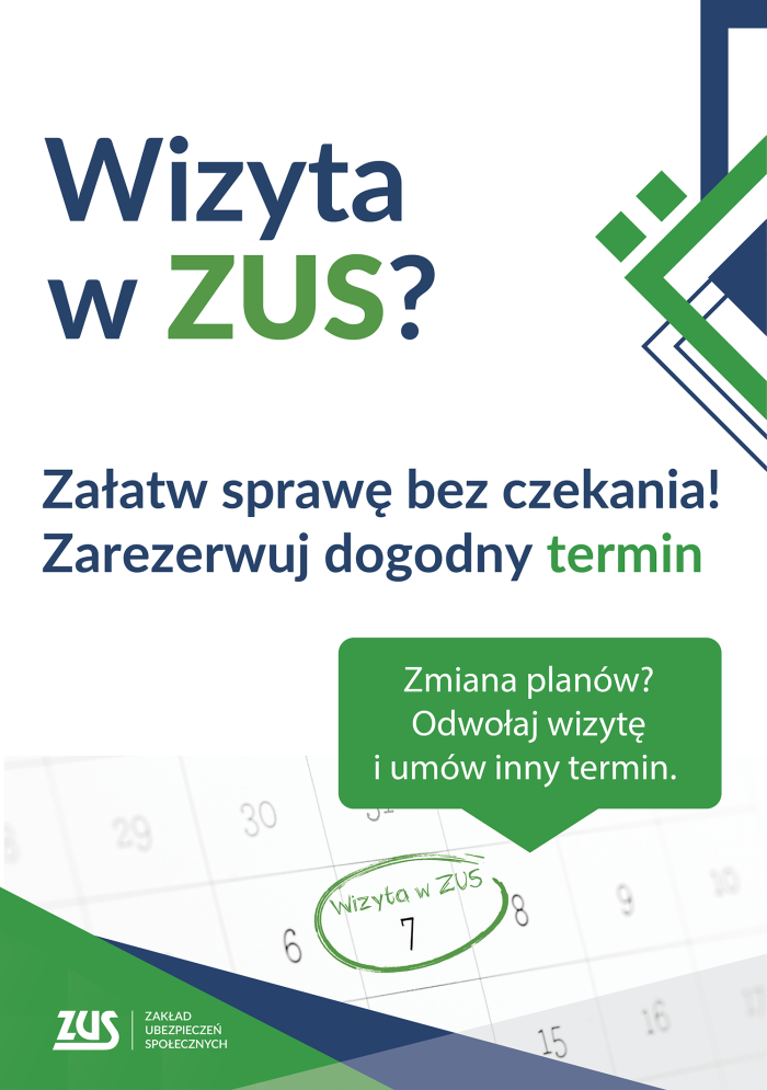 Rezerwuj wizyty w Zakładzie Ubezpieczeń Społecznych i wygodnie załatwiaj swoje sprawy 