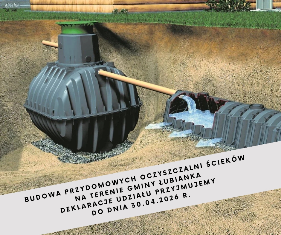 NABÓR OSÓB CHĘTNYCH NA BUDOWĘ PRZYDOMOWYCH OCZYSZCZALNI ŚCIEKÓW